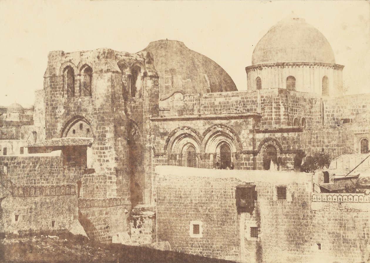 Jérusalem. Saint-Sépulcre. Vue générale 2 - Auguste Salzmann