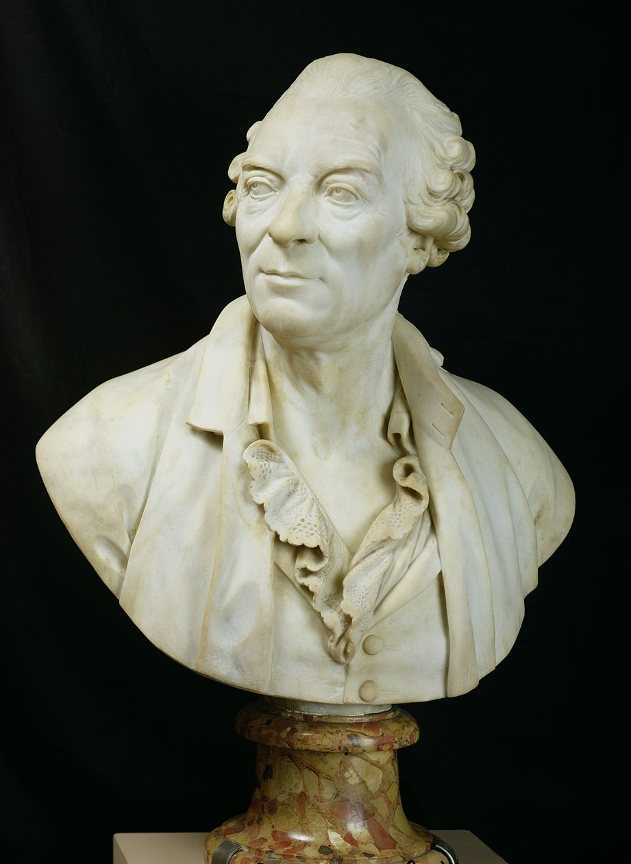 Buste de George Louis Leclerc (1707-88) Comte de Buffon, 1773 - Augustin Pajou
