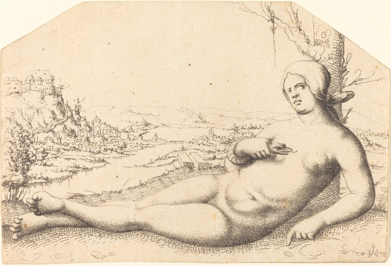 La mort de Cléopâtre - Augustin Hirschvogel
