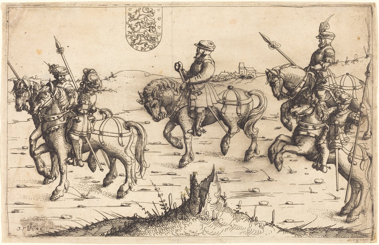 Voyage de Herberstein au Danemark, 1546 - Augustin Hirschvogel