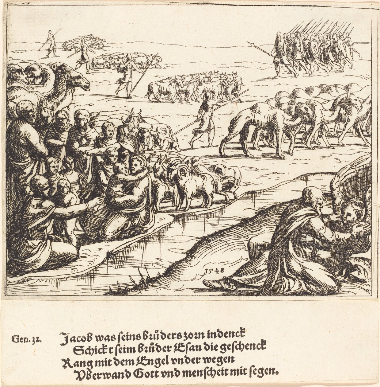 Jacob luttant avec l