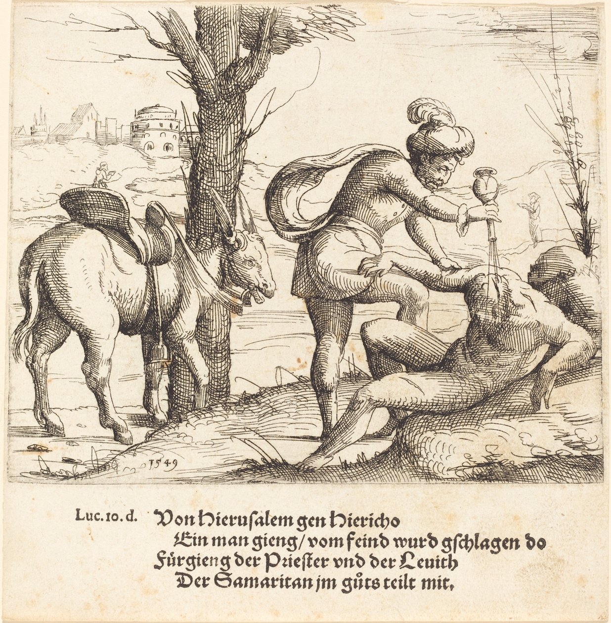 La Parabole du Bon Samaritain - Augustin Hirschvogel