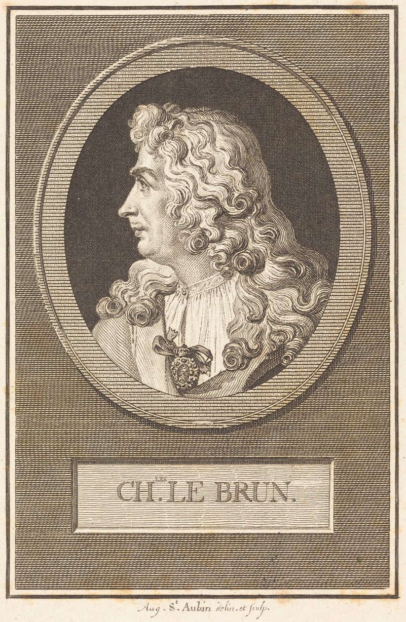 Charles Le Brun - Augustin de Saint-Aubin