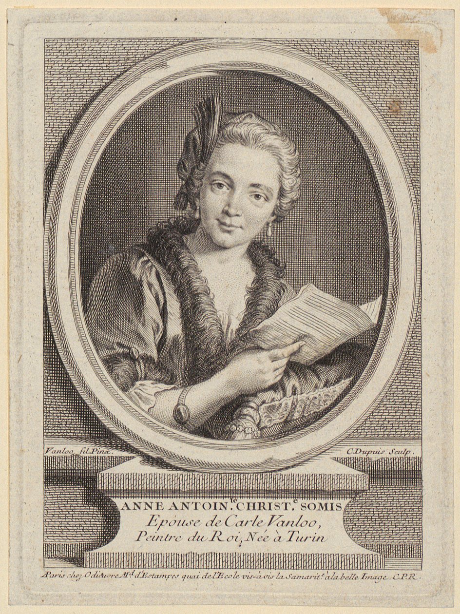 Portrait de groupe représentant Louis XVI, Marie-Antoinette et Louis XVII - Augustin de Saint-Aubin