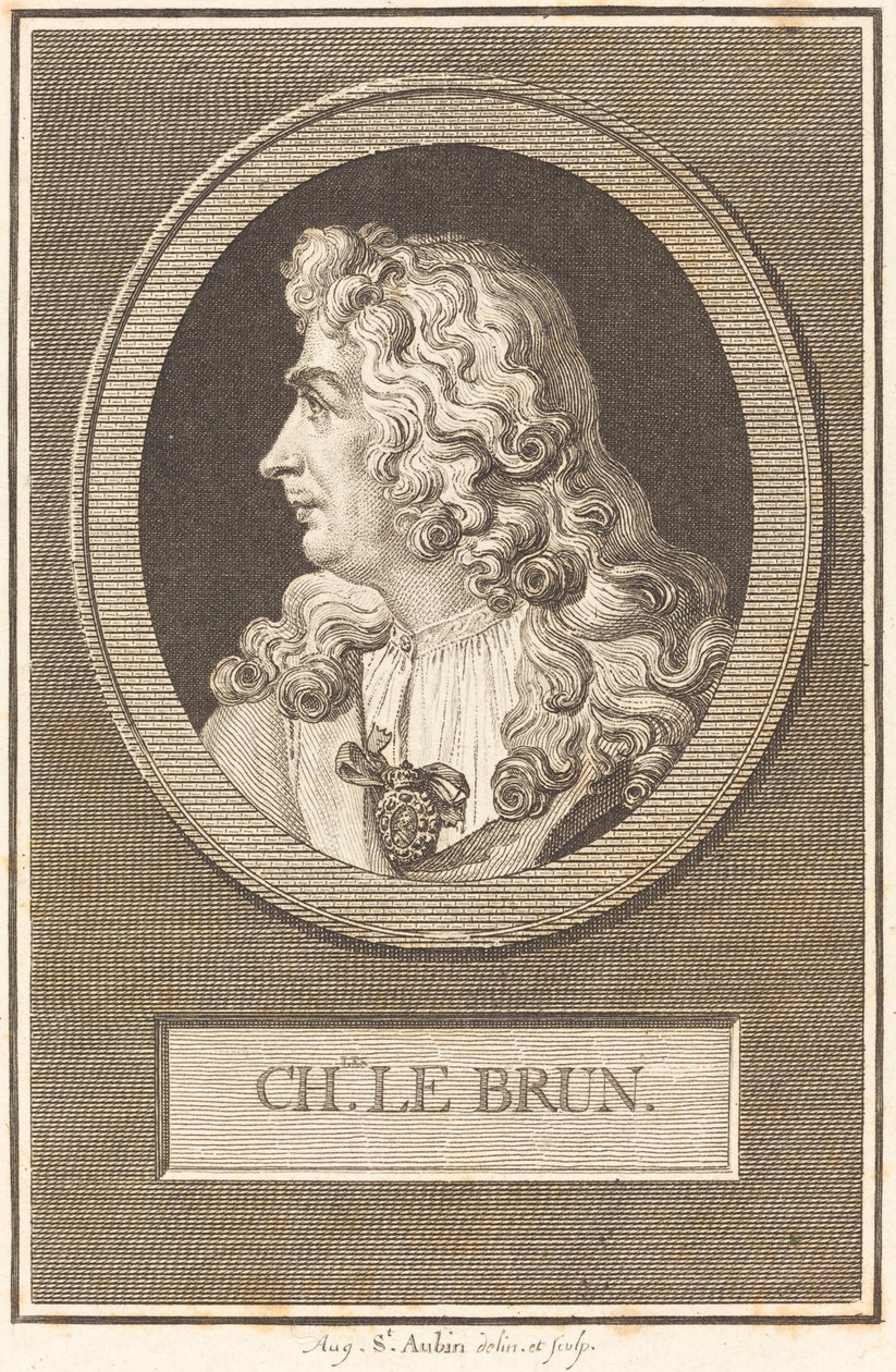 Charles Le Brun - Augustin de Saint Aubin
