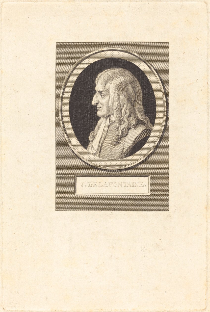 Jean de La Fontaine - Augustin de Saint Aubin