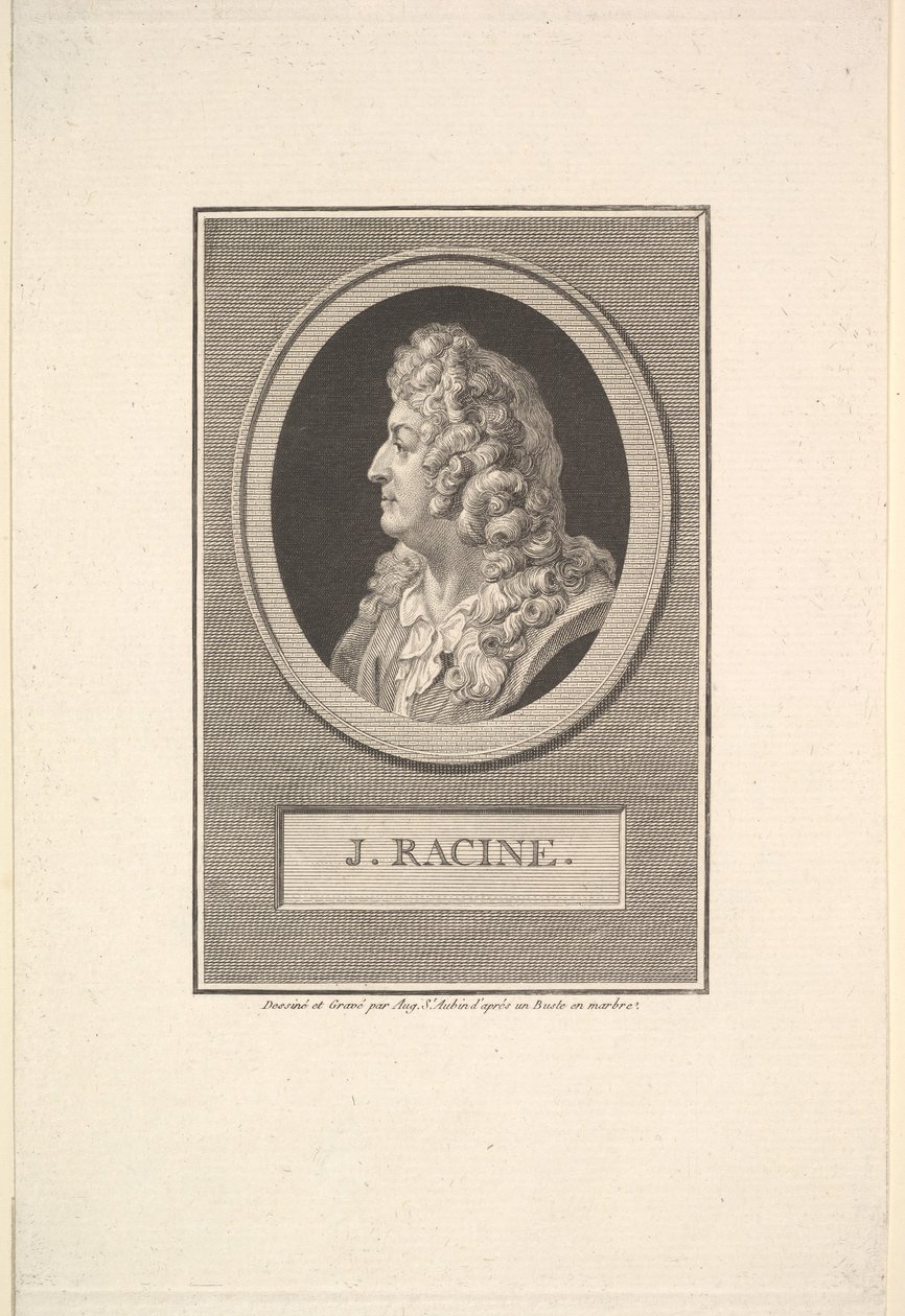Portrait de Jean Racine, 1800 - Augustin de Saint Aubin