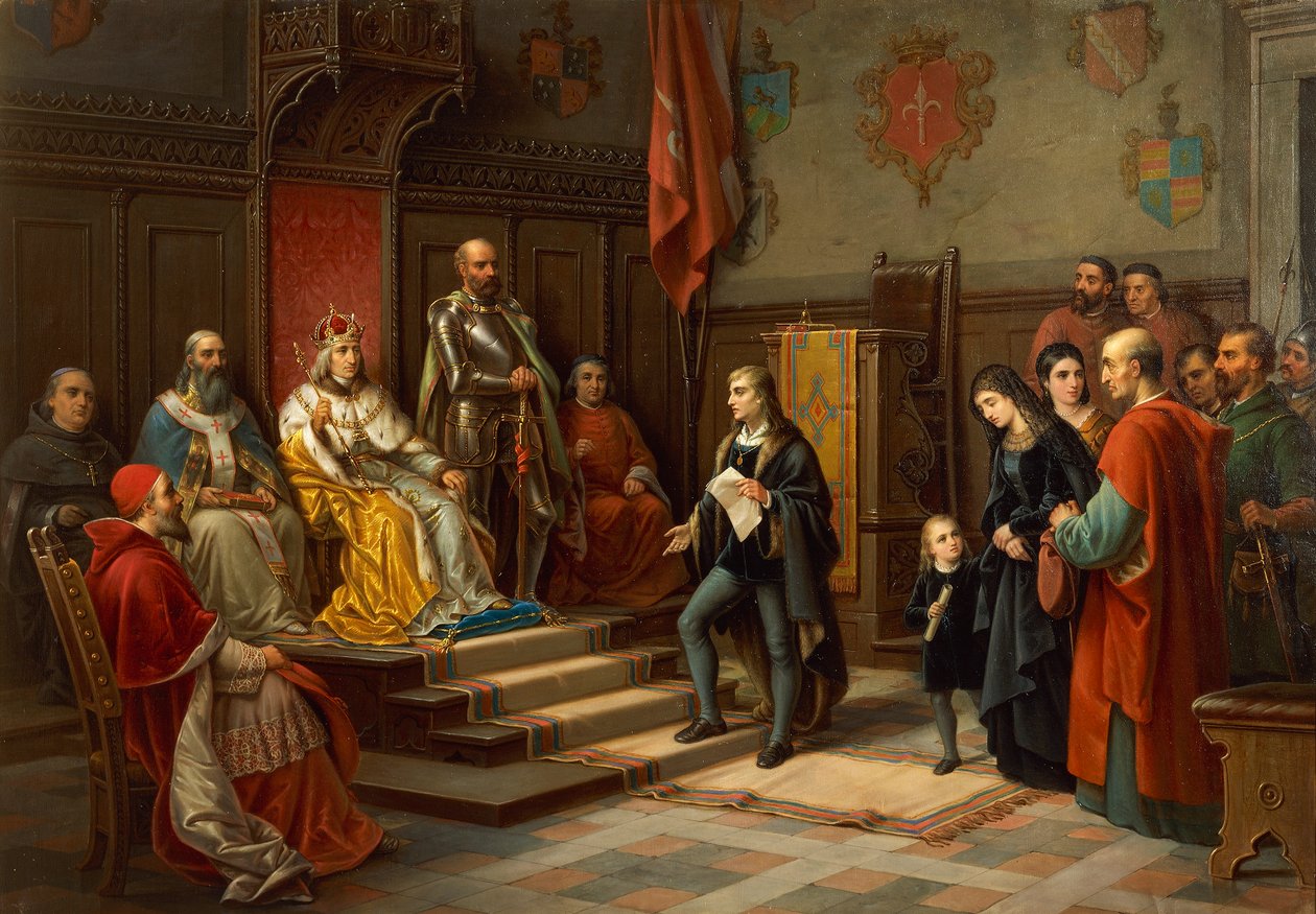 Frédéric III, pressé de marcher contre les Turcs par le poète de ...