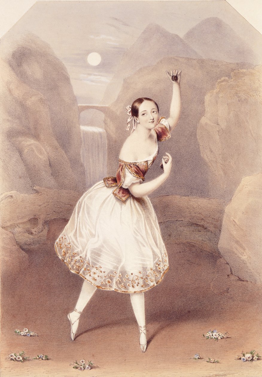 Marie Taglioni (1804-84) en Lauretta dans 