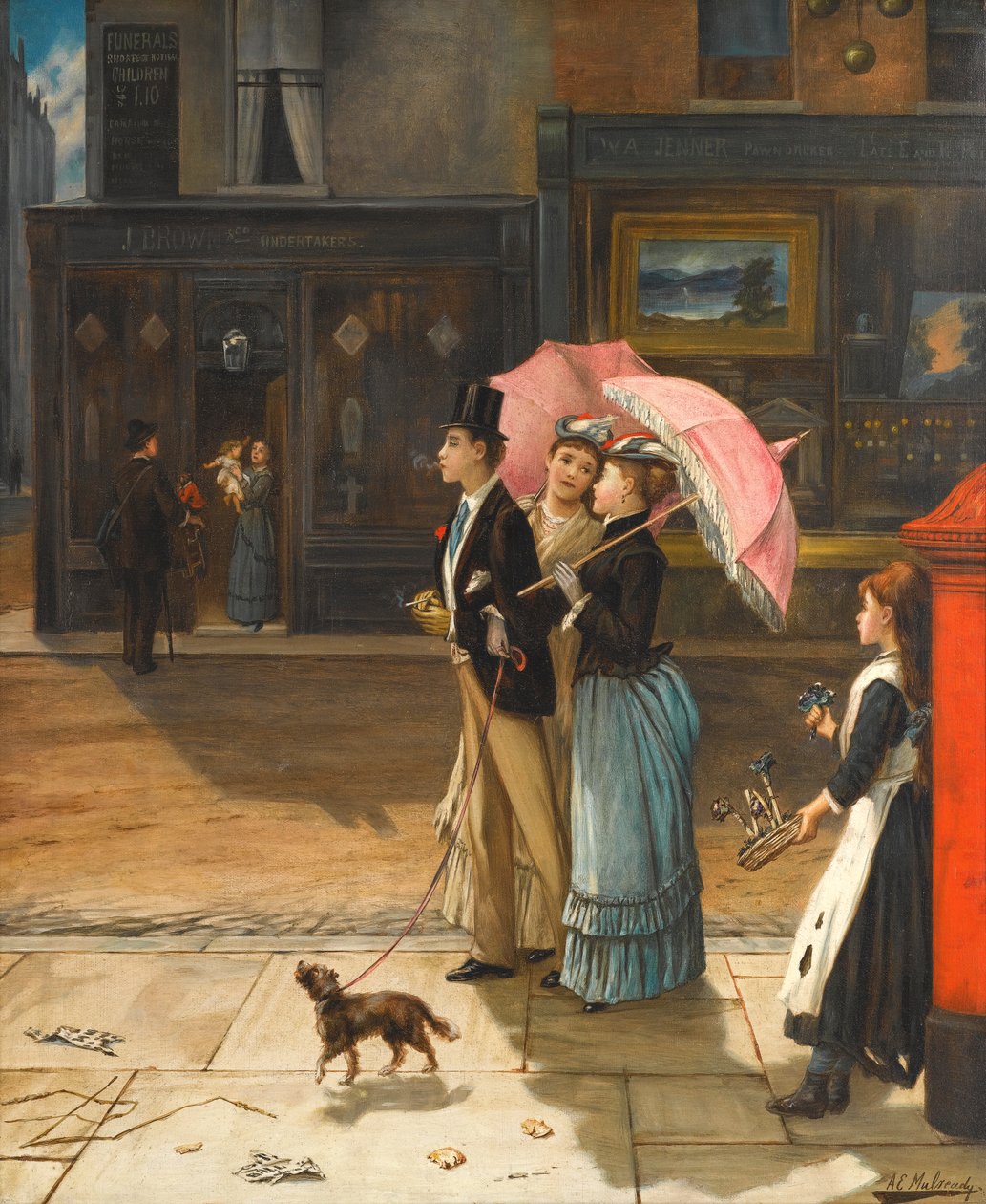 Notre bonne cousine - Augustus Edwin Mulready