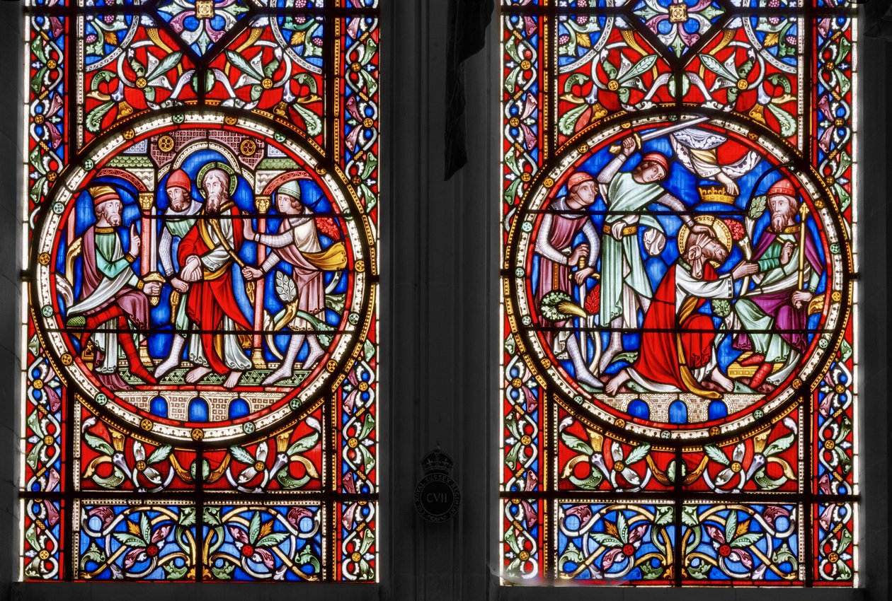 La Vie de Saint Paul, Chapelle Saint-Georges (détail) - Augustus Welby Northmore Pugin