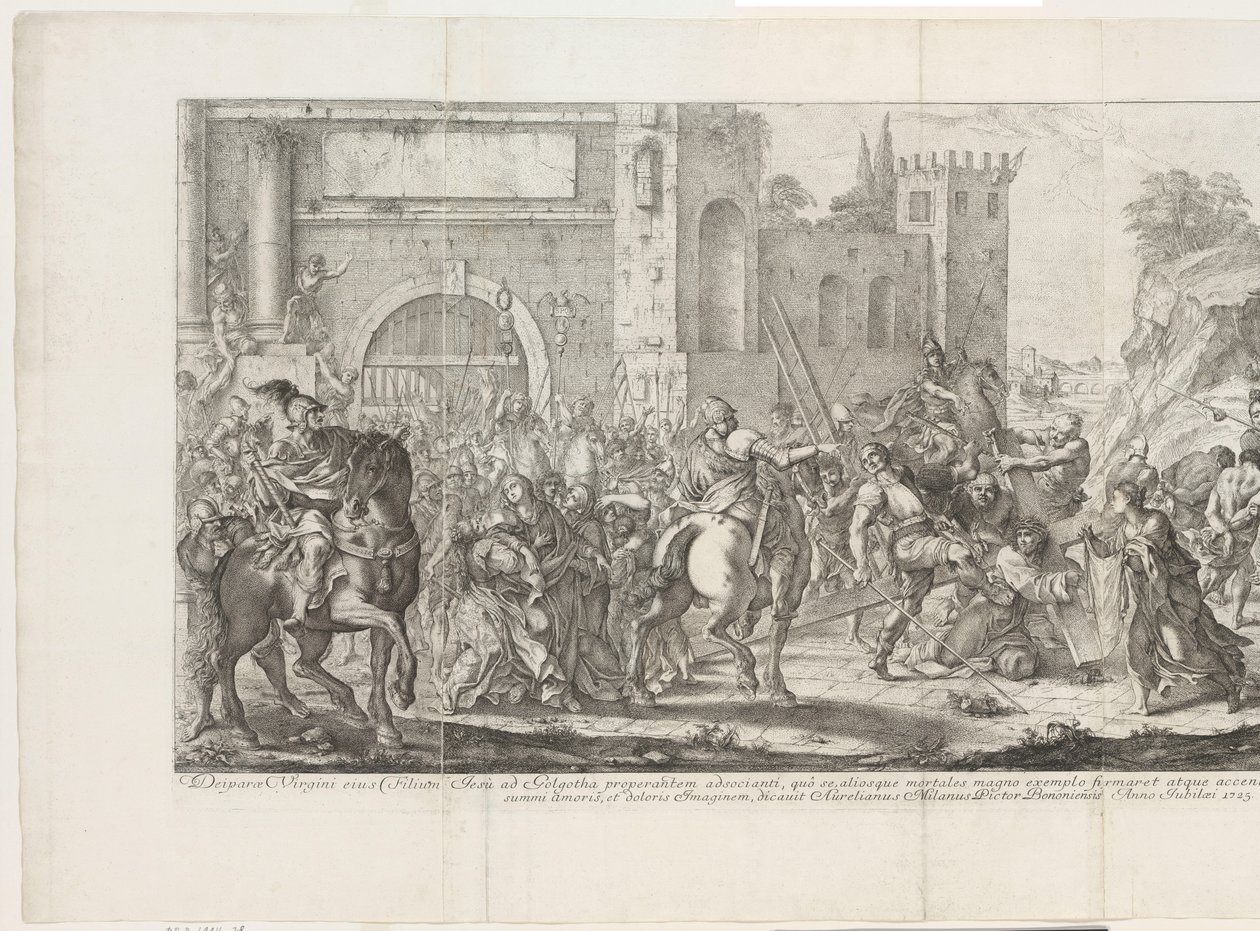 Portement de croix - Aureliano Milani