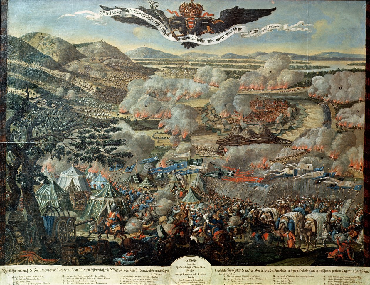 Le Siège de Vienne par les Turcs en 1683 - Austrian School