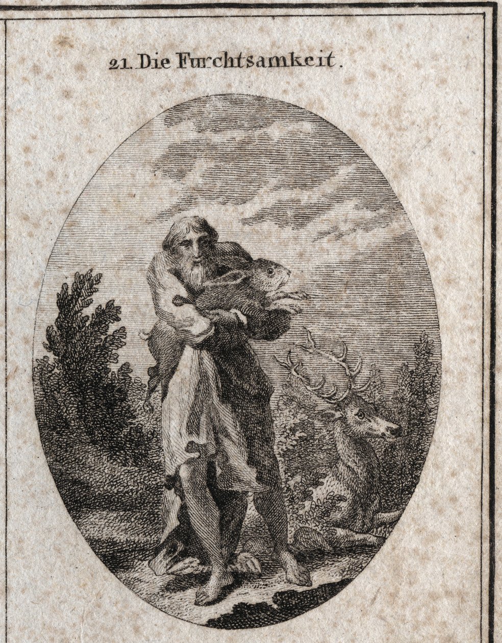Allégorie de la peur sous les traits d
