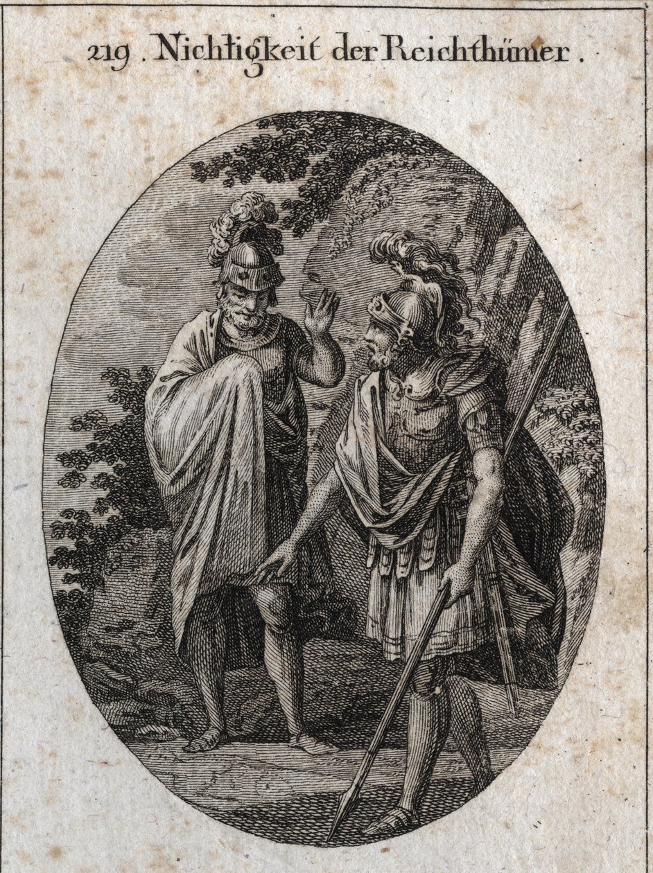 Allégorie de la vanité des richesses : l