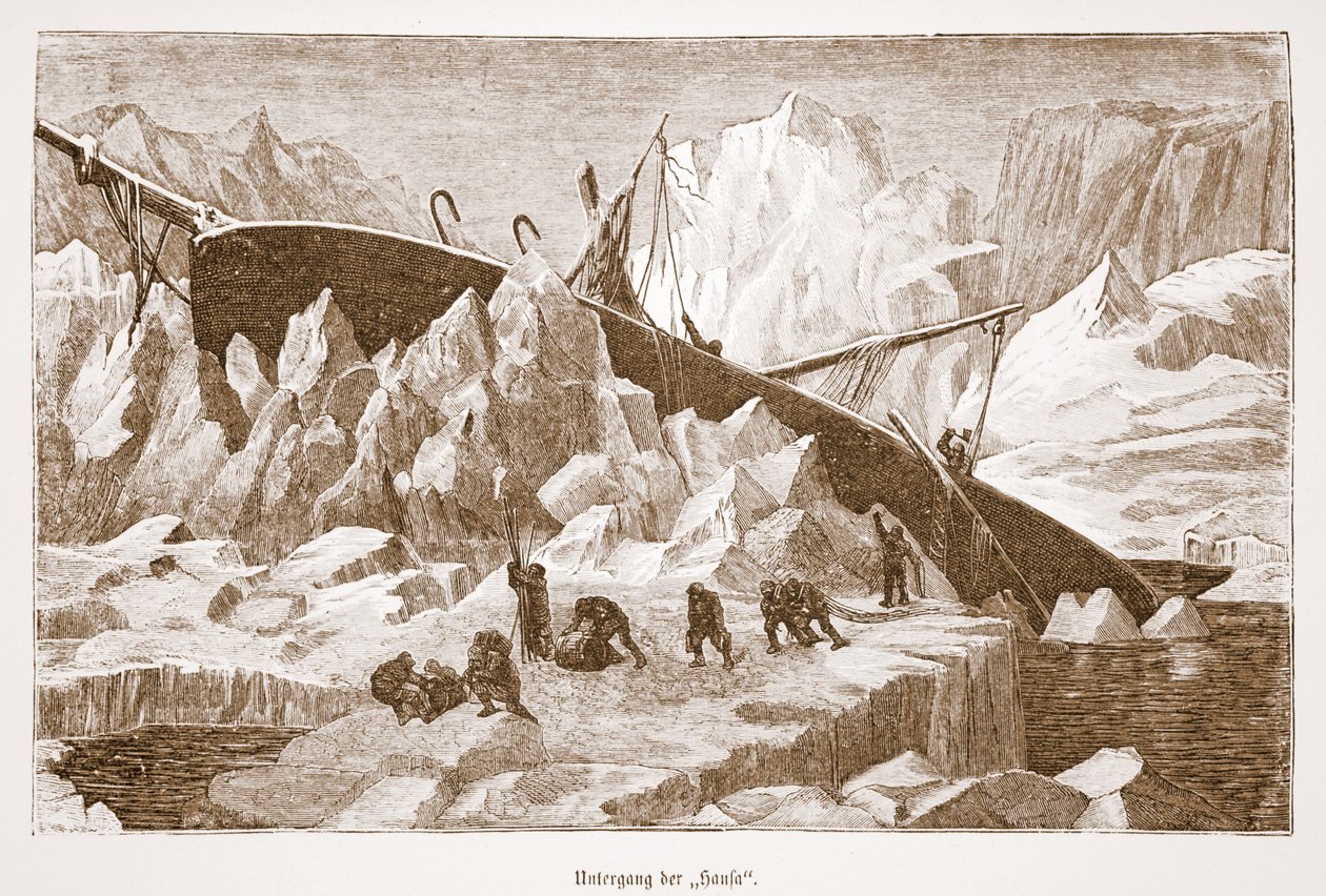 Naufrage du Hansa, 1876 - Austrian School