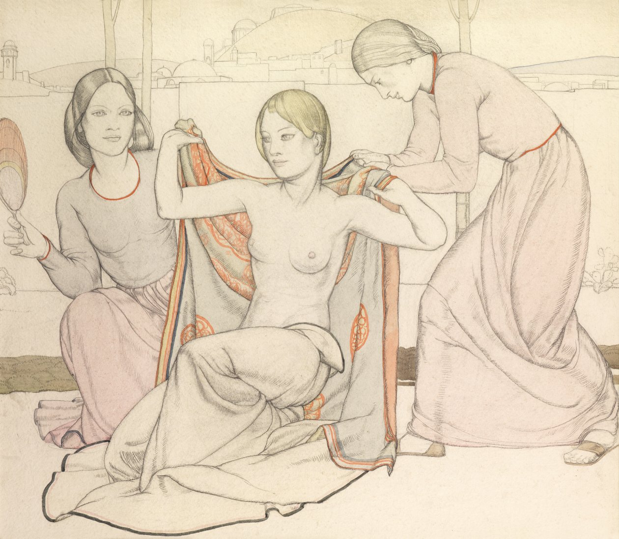 Les Baigneurs - Averil Mary Burleigh