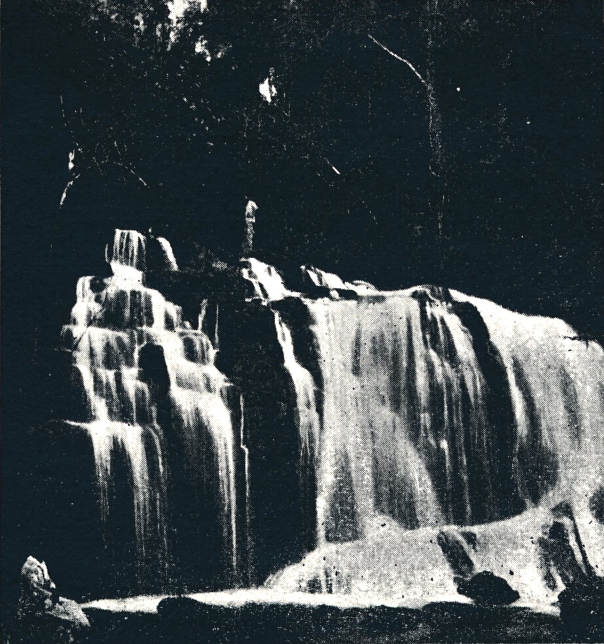Cachoeira no Rio Dourado Lençóis, 1895 - Axel Frick