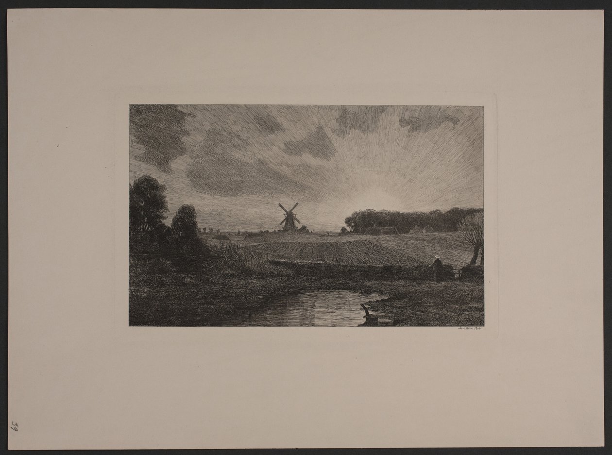 Coucher de soleil - Axel Holm
