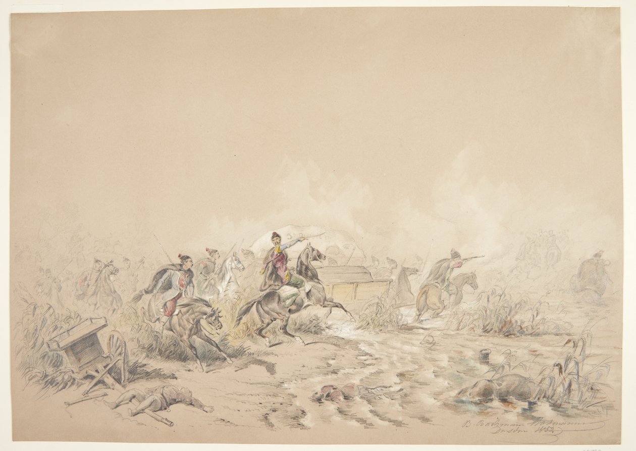 Scène de guerre - B. Bachmann Hohmann
