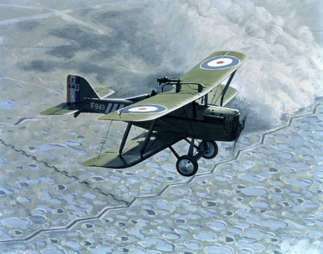 Royal Aircraft Factory SE5, monoplace avec mitrailleuses Vickers et Lewis, propulsé par Hispano-Suiza - B. Withams