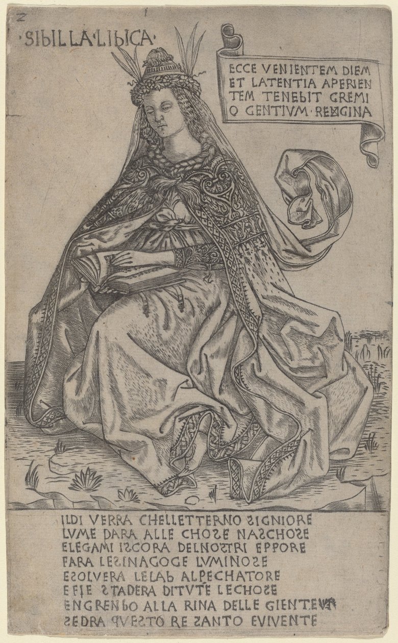 Sibylle libyenne, vers 1470-1480 - Baccio Baldini