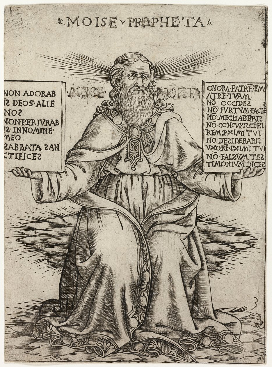 Le Prophète Moïse - Baccio Baldini