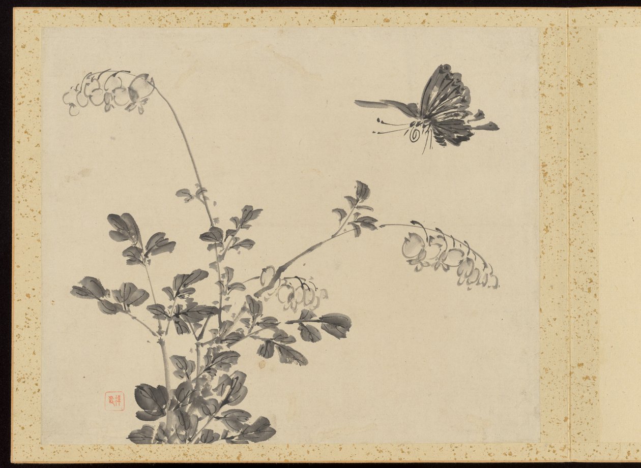"Élégance raffinée aux quatre saisons" (Shiji seiga), album de peintures de fleurs - Baiitsu Yamamoto