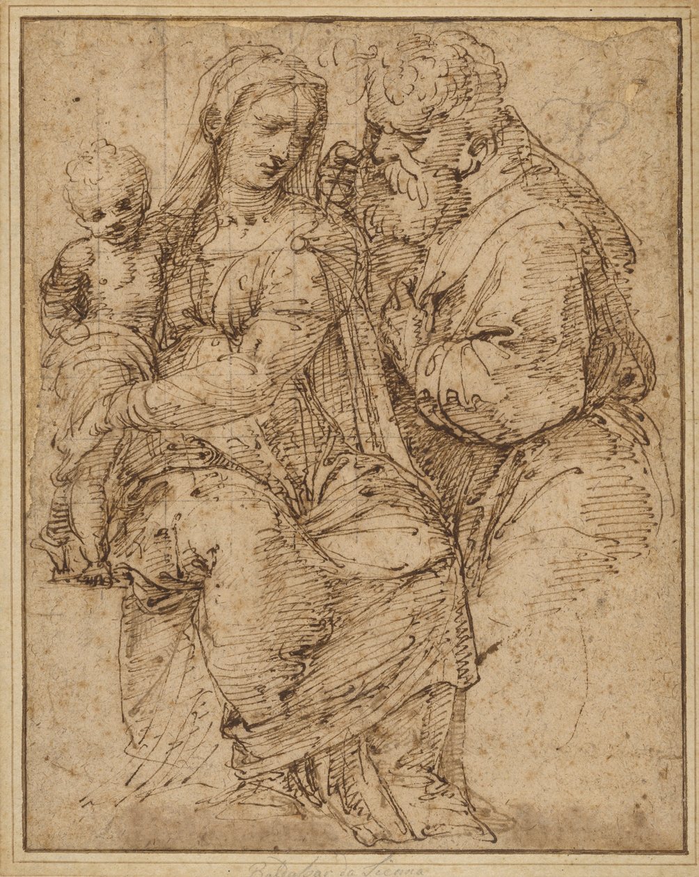 La Sainte Famille - Baldassare Peruzzi