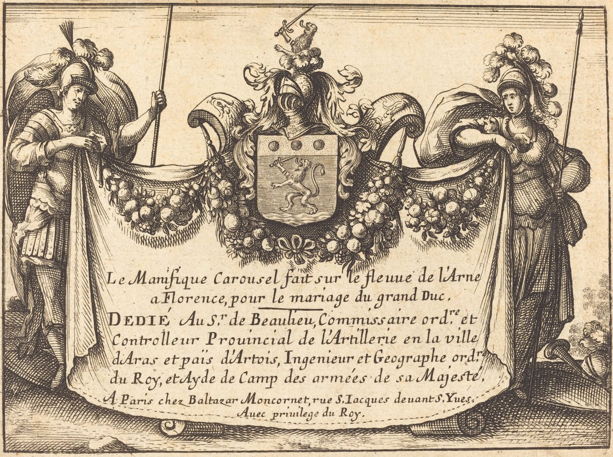 Page de titre - Balthasar Moncornet after Remigio Cantagallina