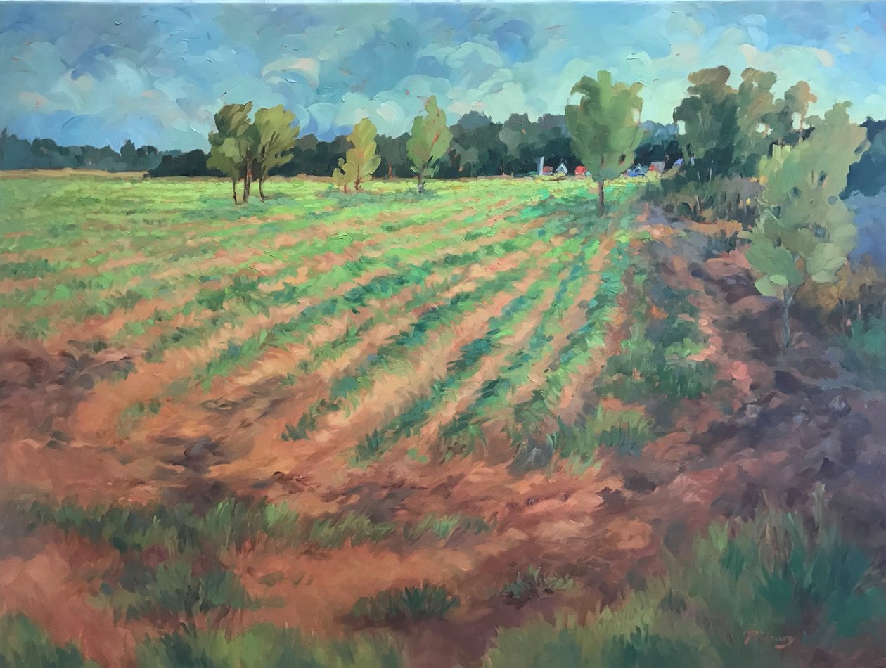 Début de matinée, vers 1980-2000 (huile sur toile) - Barbara Cleary