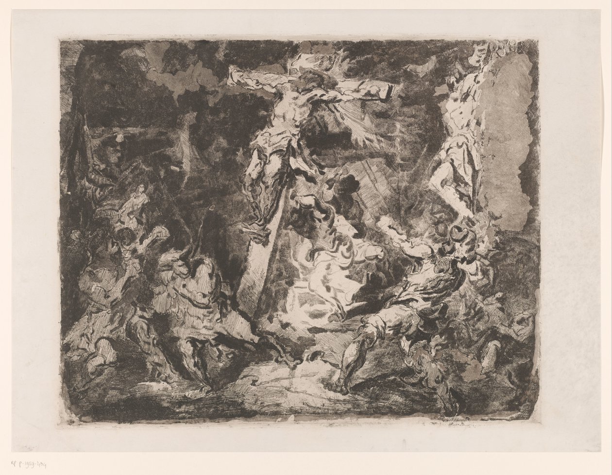 Christus aan het kruis - Barbara Elisabeth van Houten (signed by artist)