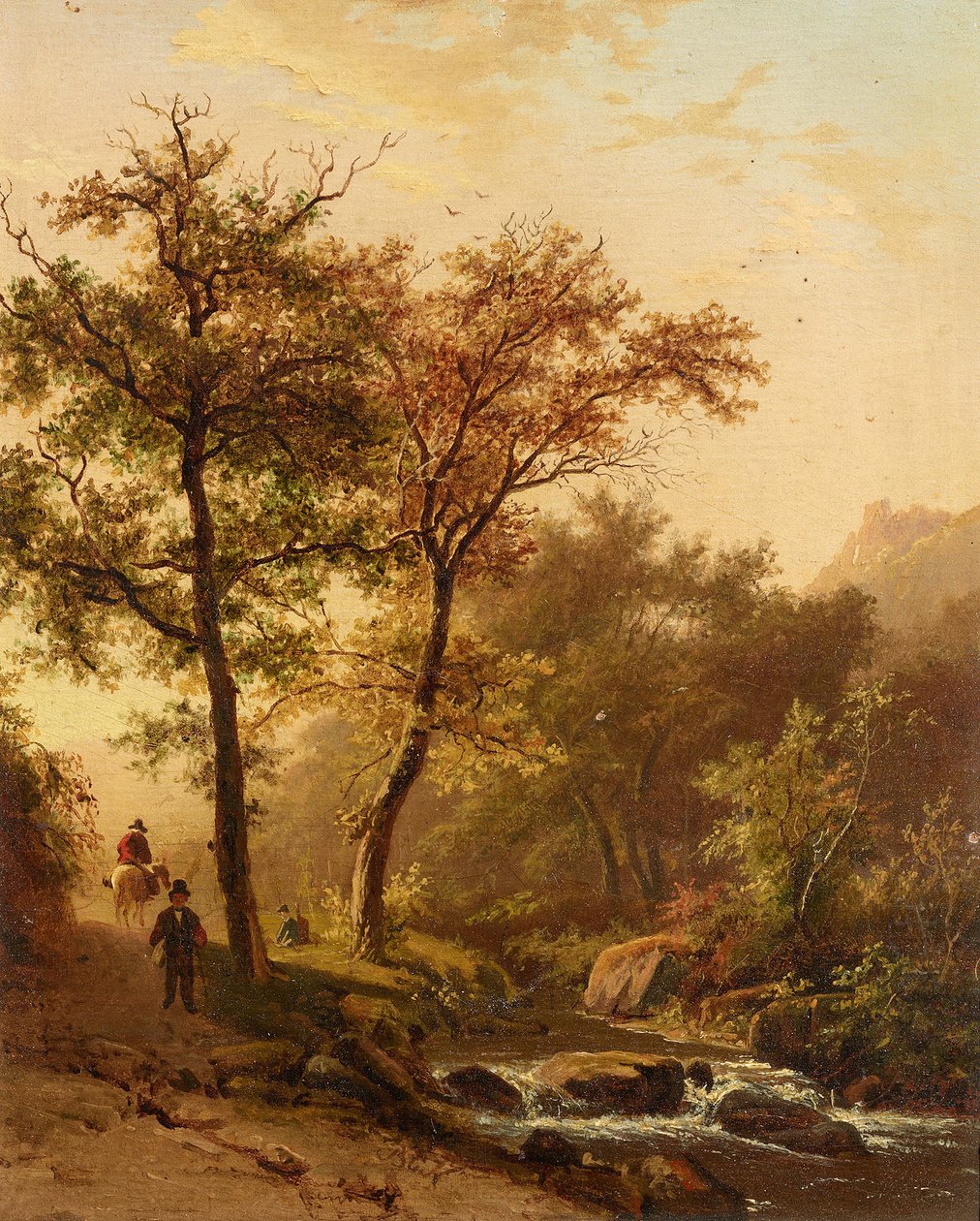 Paysage romantique - Barend Cornelis Koekkoek