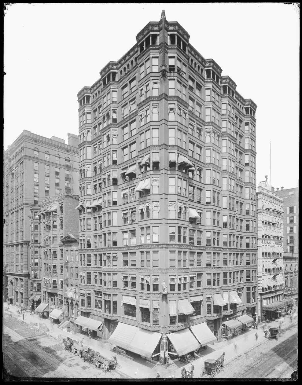 Bâtiment Tacoma, Chicago, Illinois, États-Unis, c.1905 - Barnes and Crosby