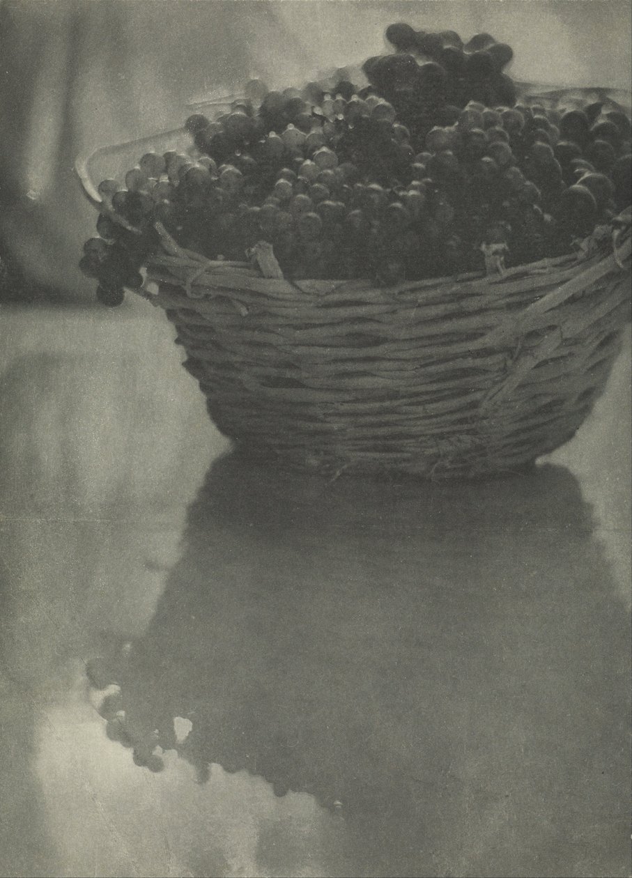 Nature morte avec des raisins - Baron Adolf De Meyer