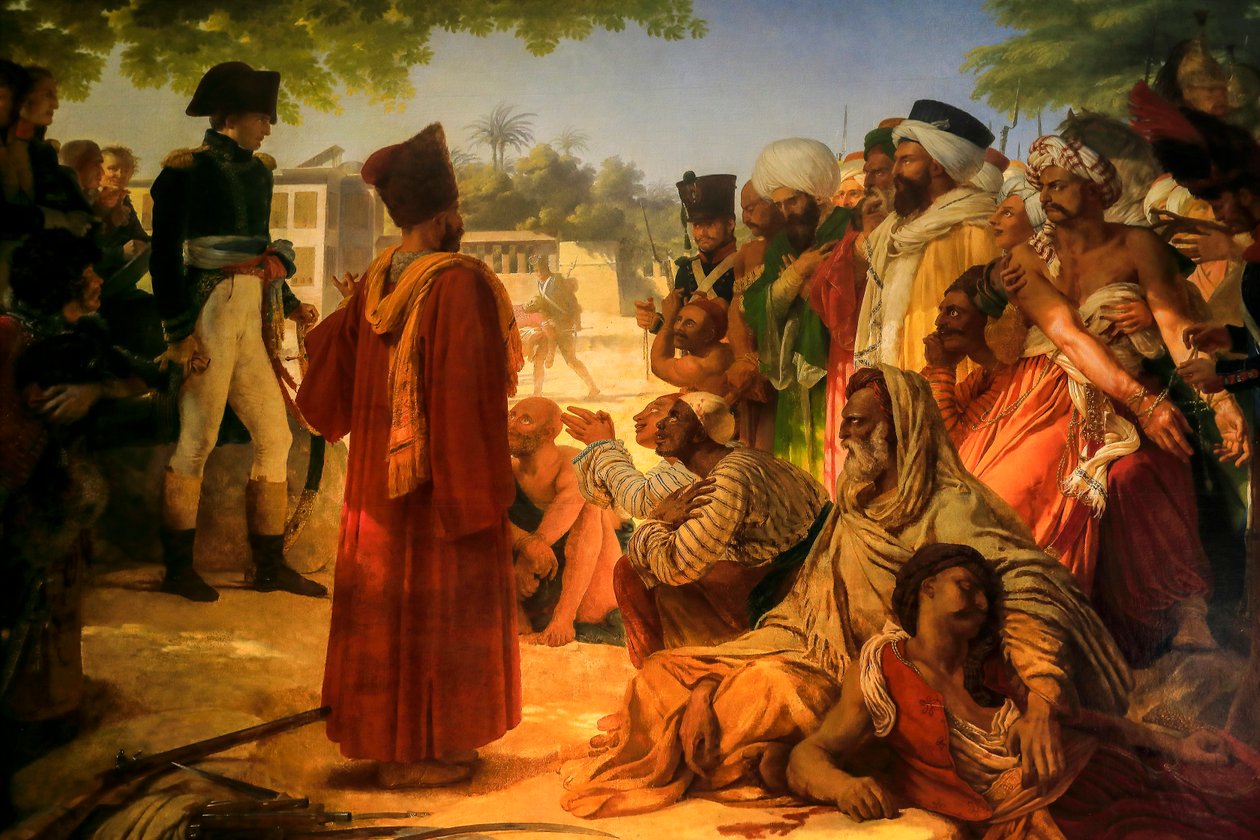 Le général Bonaparte gracie les rebelles du Caire, en 1798. 1808 (huile sur toile) - Baron Pierre-Narcisse Guerin