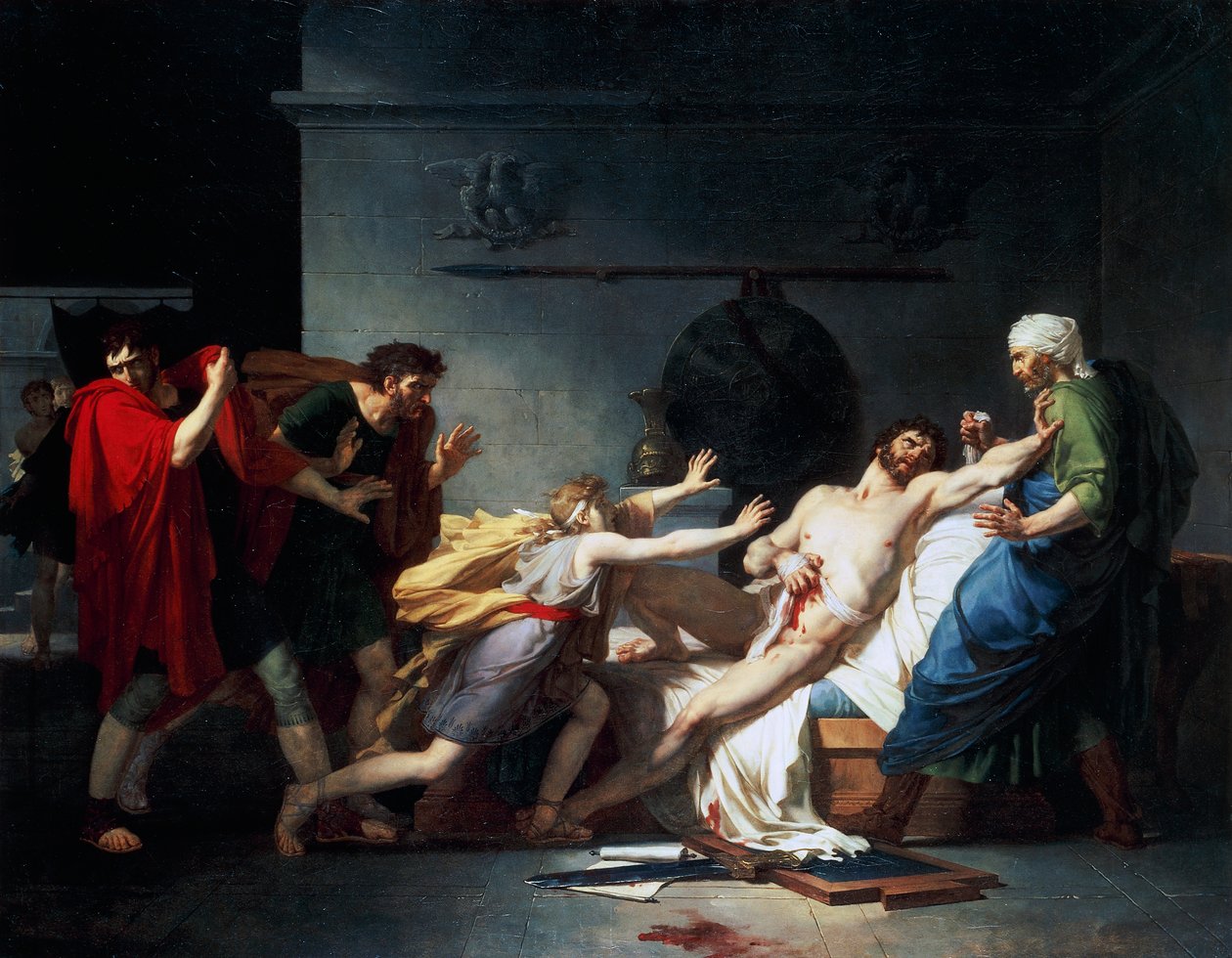 La mort de Caton le Jeune aussi connu sous le nom d