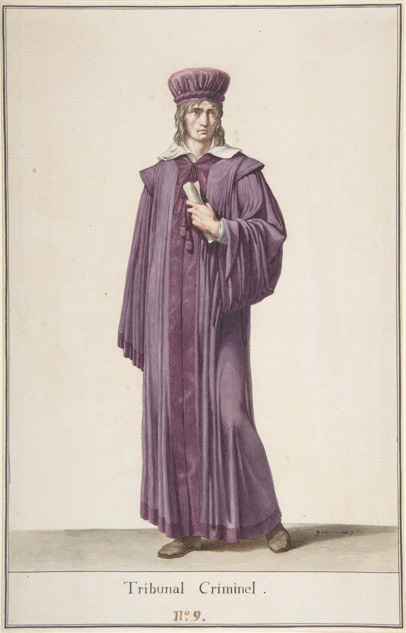 Un juge du tribunal criminel, vers 1798-99 - Baron Pierre Narcisse Guerin