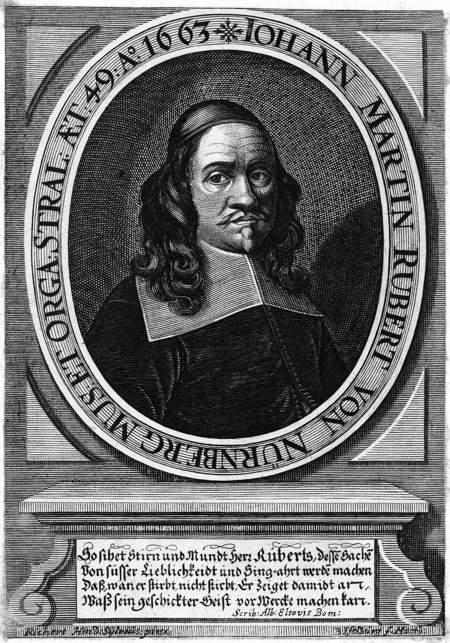 Organiste et compositeur Johann Martin Rubert (ca. 1614-1677) - Bartholomé Iselburg