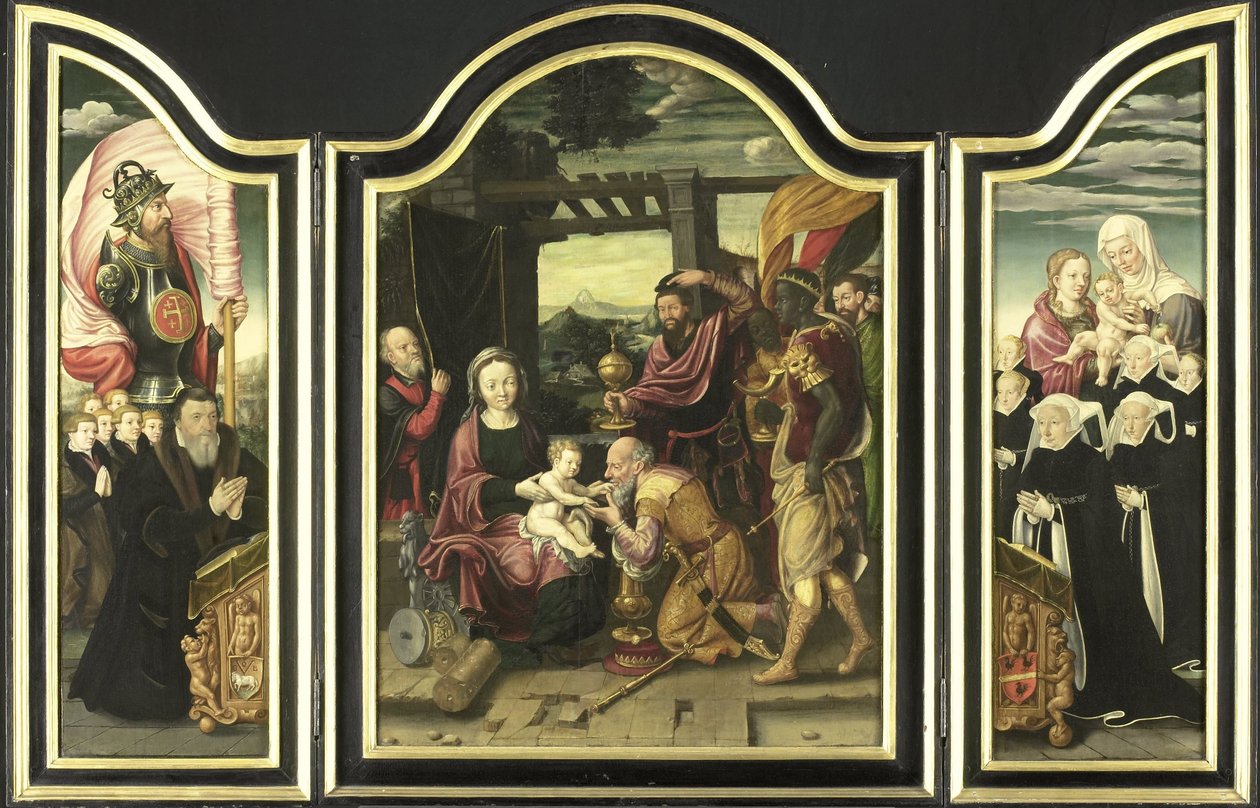 Triptyque avec l