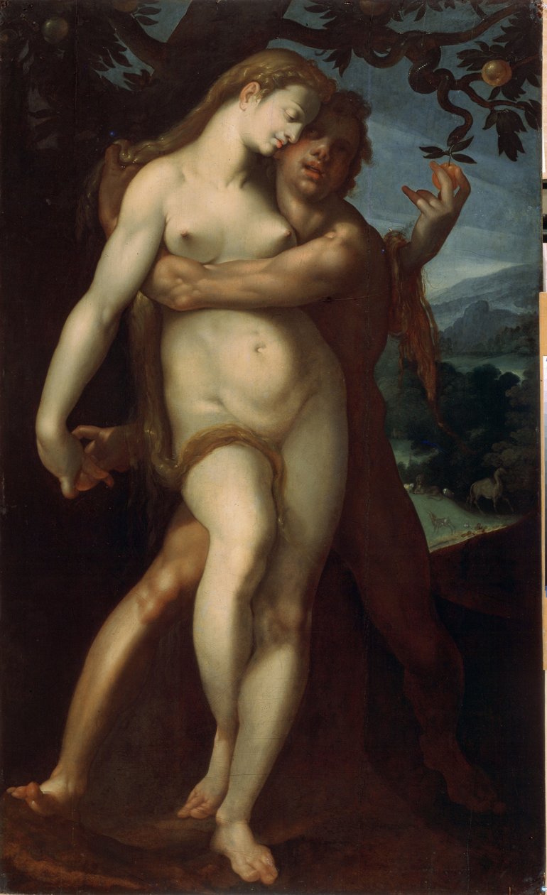 Adam et Ève - Bartholomaeus Spranger