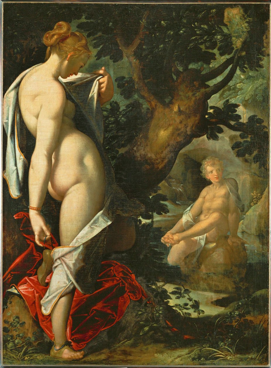 Hermaphrodite et la nymphe Salamacis - Bartholomaeus Spranger