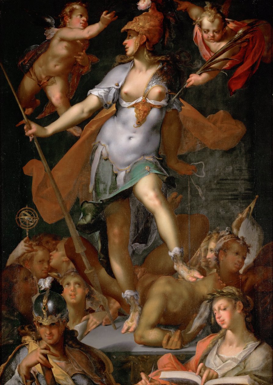 Minerva victorieuse sur l