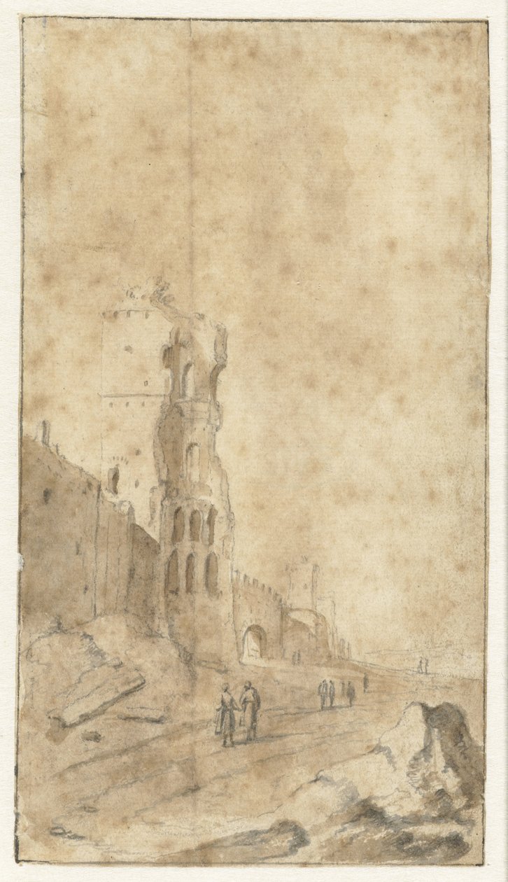 Porta San Paolo à Rome - Bartholomeus Breenbergh