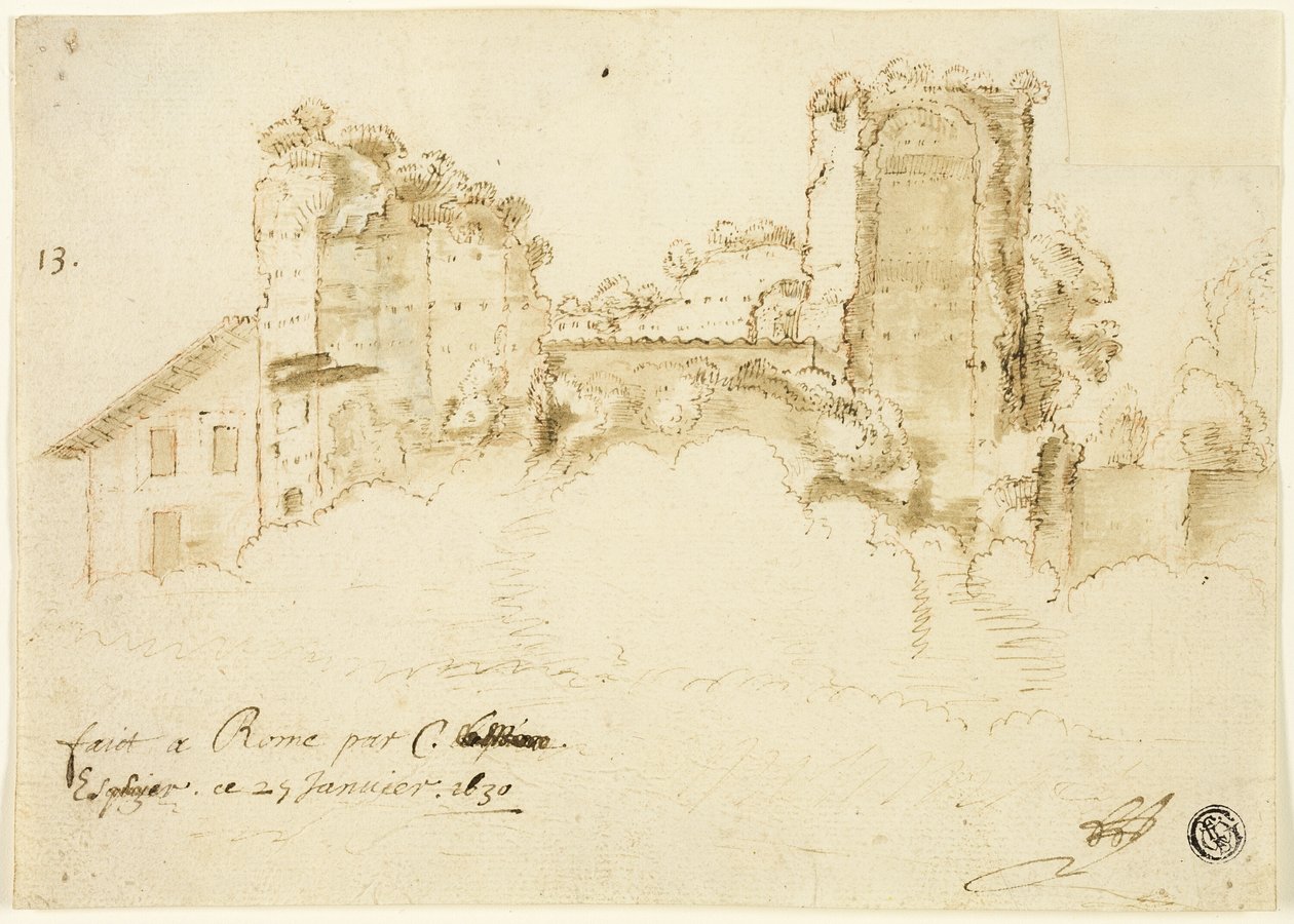 Paysage romain - Bartholomeus Breenbergh