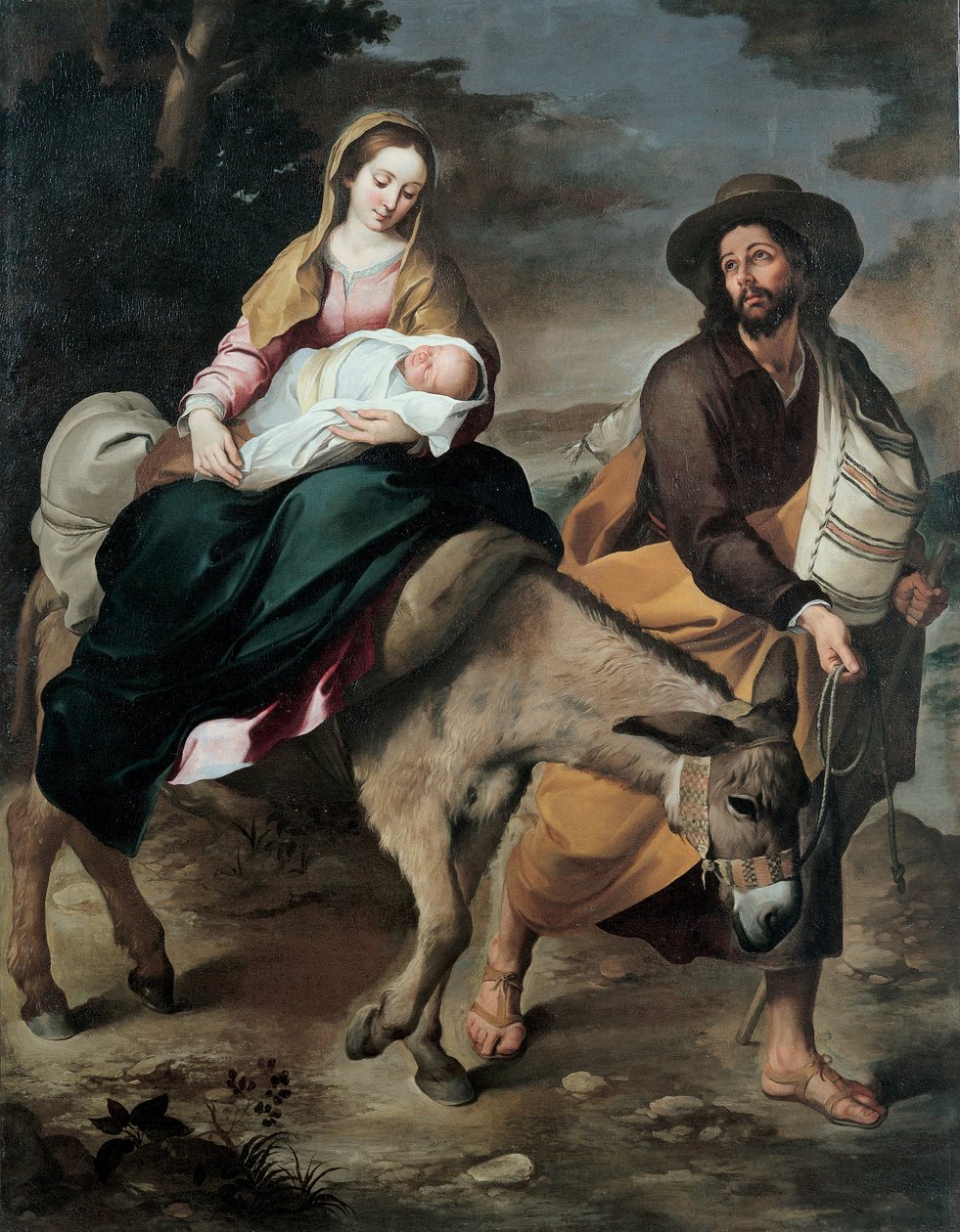 La fuite en Égypte - Bartolomé Esteban Murillo
