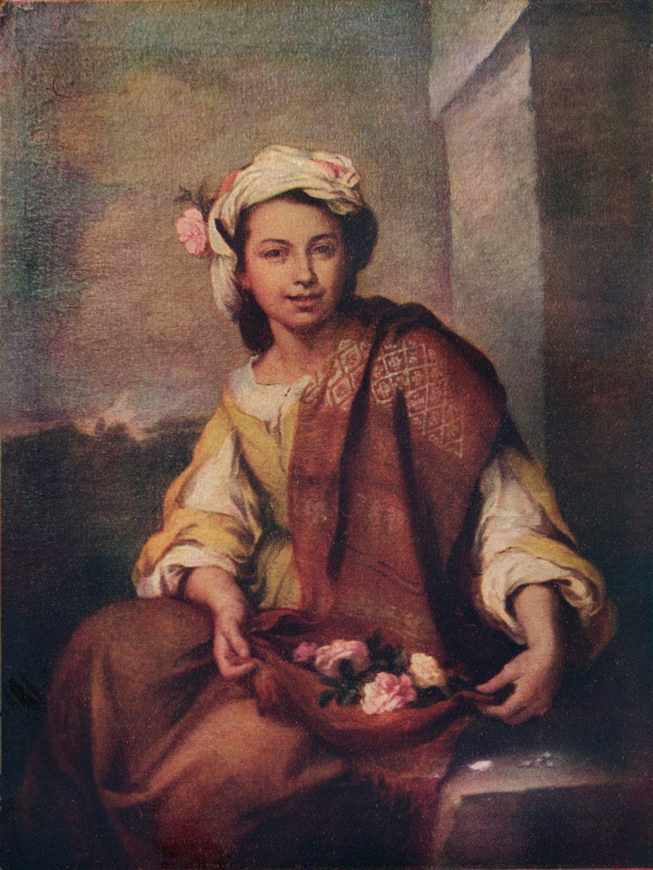 La Fille aux fleurs, 1665-70 - Bartolomé Esteban Murillo