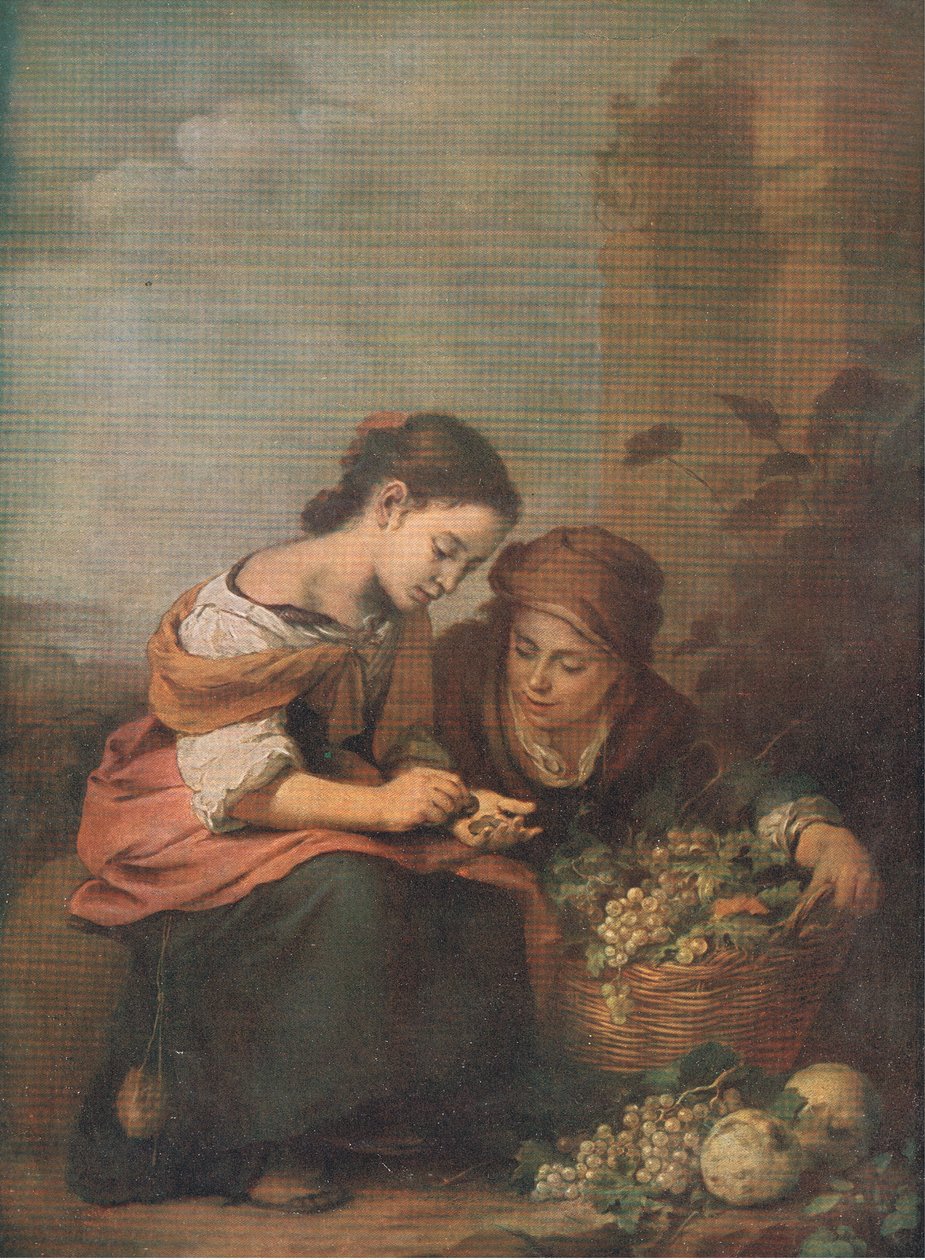 Vendeurs de fruits comptant leur argent, Bibbys Annual, 1916-17 - Bartolome Esteban after Murillo
