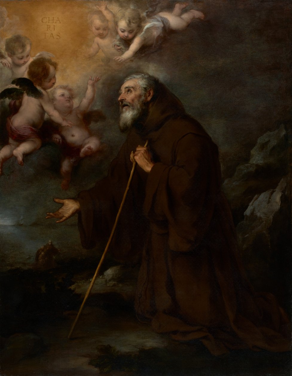 La vision de Saint François de Paule - Bartolomé Esteban Murillo