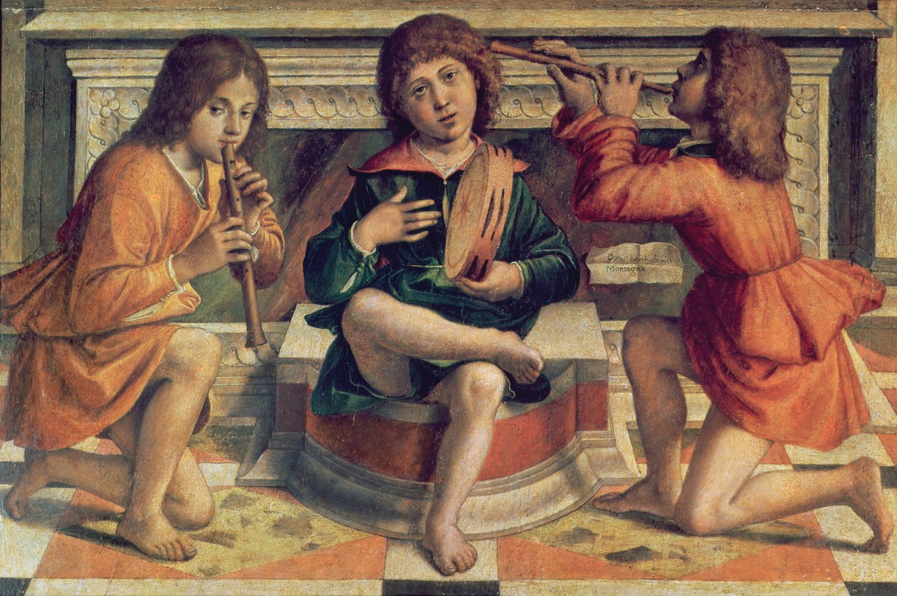 Trois musiciens anges - Bartolomeo Montagna